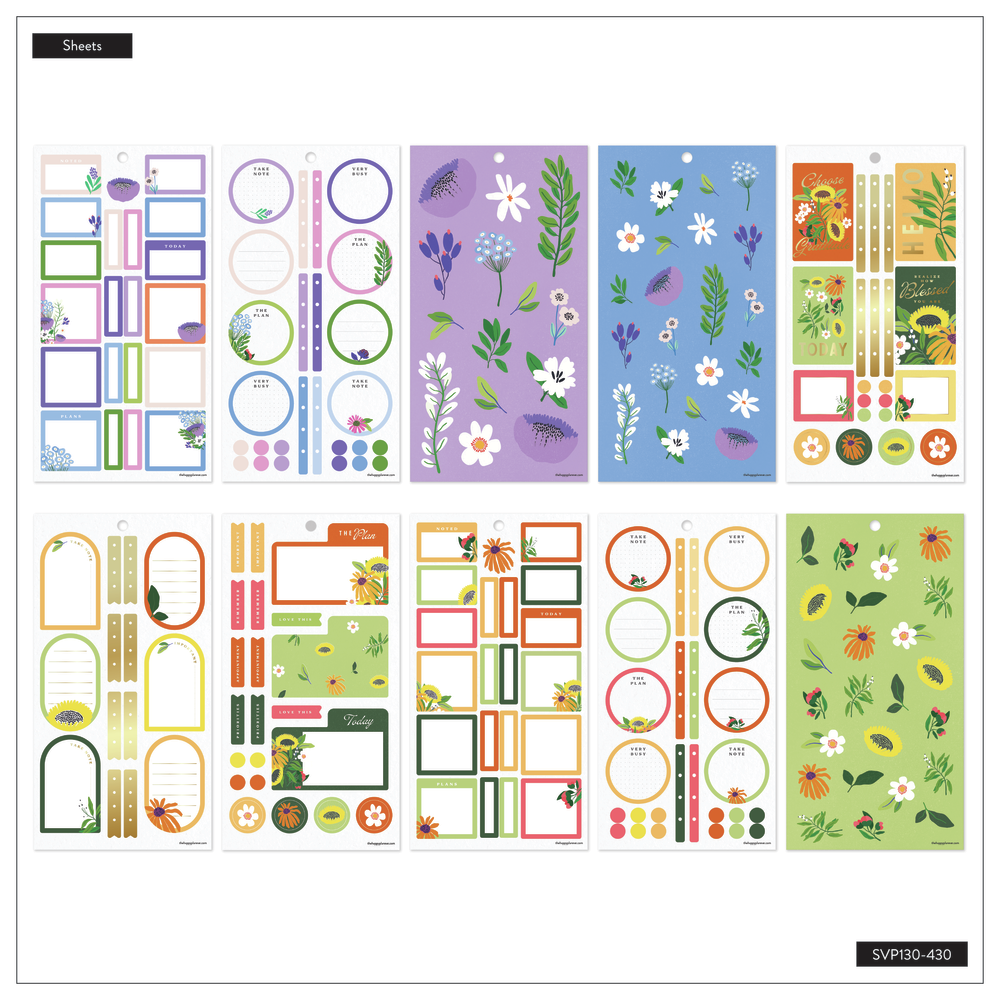 Brilliant Blooms - Value Pack Stickers