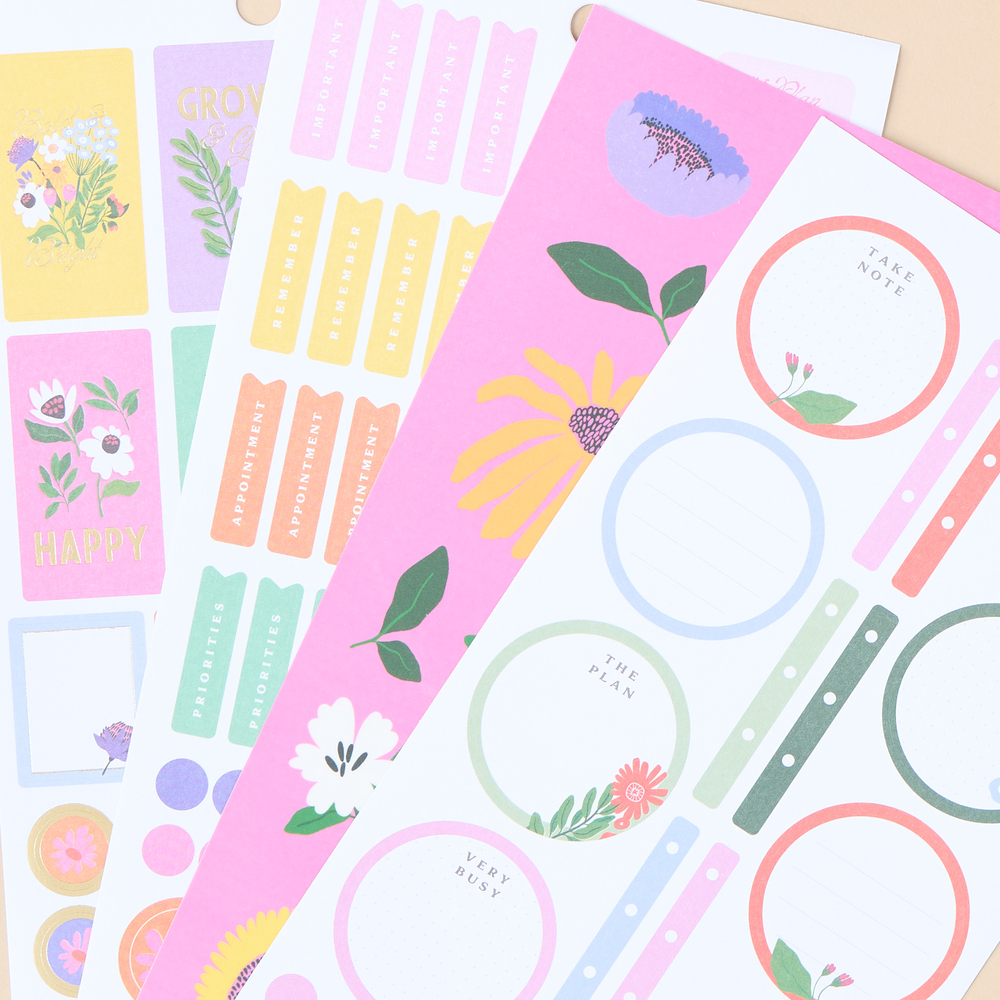 Brilliant Blooms - Value Pack Stickers - Mini