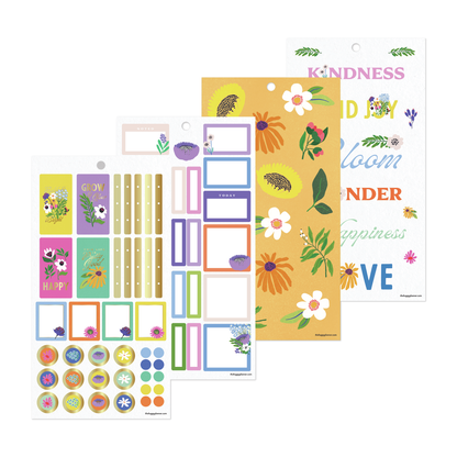 Brilliant Blooms - Value Pack Stickers - Mini