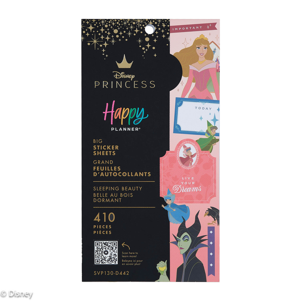 Disney Sleeping Beauty 65th Anniversary - Value Pack Stickers - Big