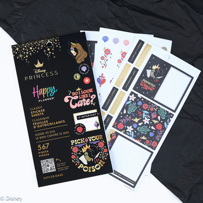 Disney Good vs. Evil - Value Pack Stickers