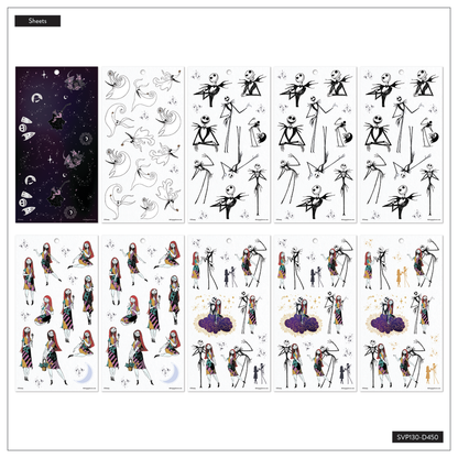 Disney Tim Burton's The Nightmare Before Christmas Celestial - Value Pack Stickers