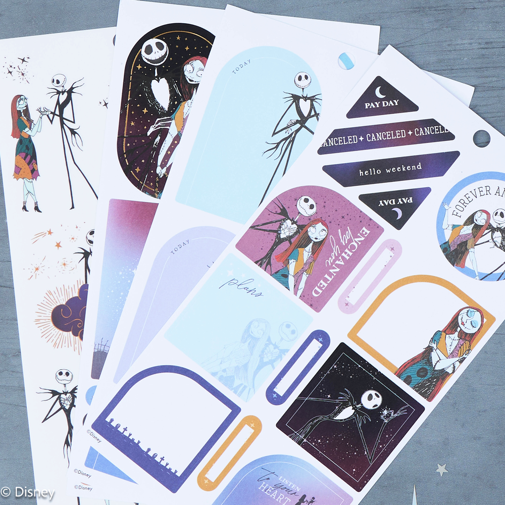 Disney Tim Burton's The Nightmare Before Christmas Celestial - Value Pack Stickers - Big