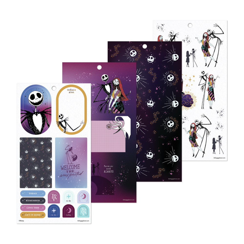 Disney Tim Burton's The Nightmare Before Christmas Celestial - Value Pack Stickers - Big