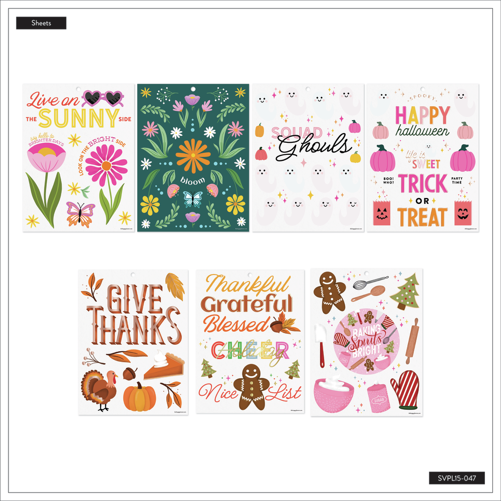 Seasons of Joy - Large Value Pack Stickers