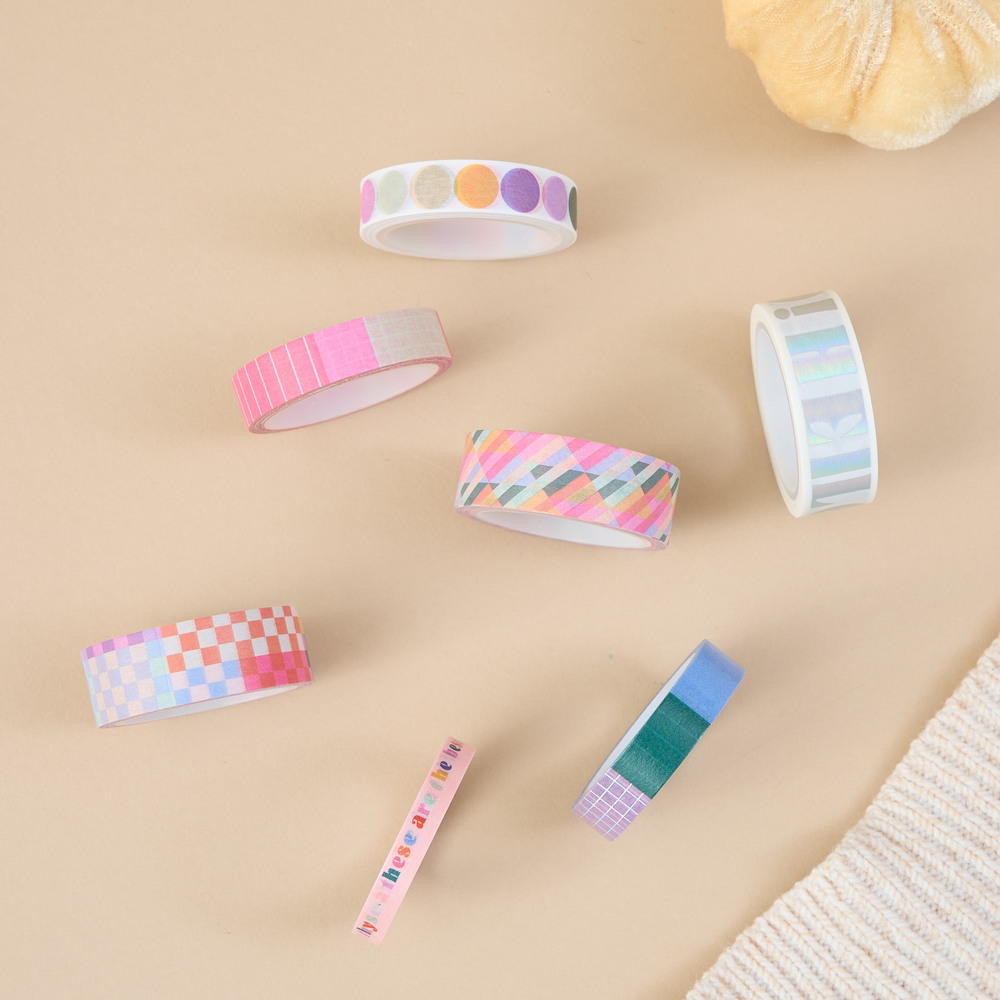 Building Blocks - Washi Tape - 7 Pack