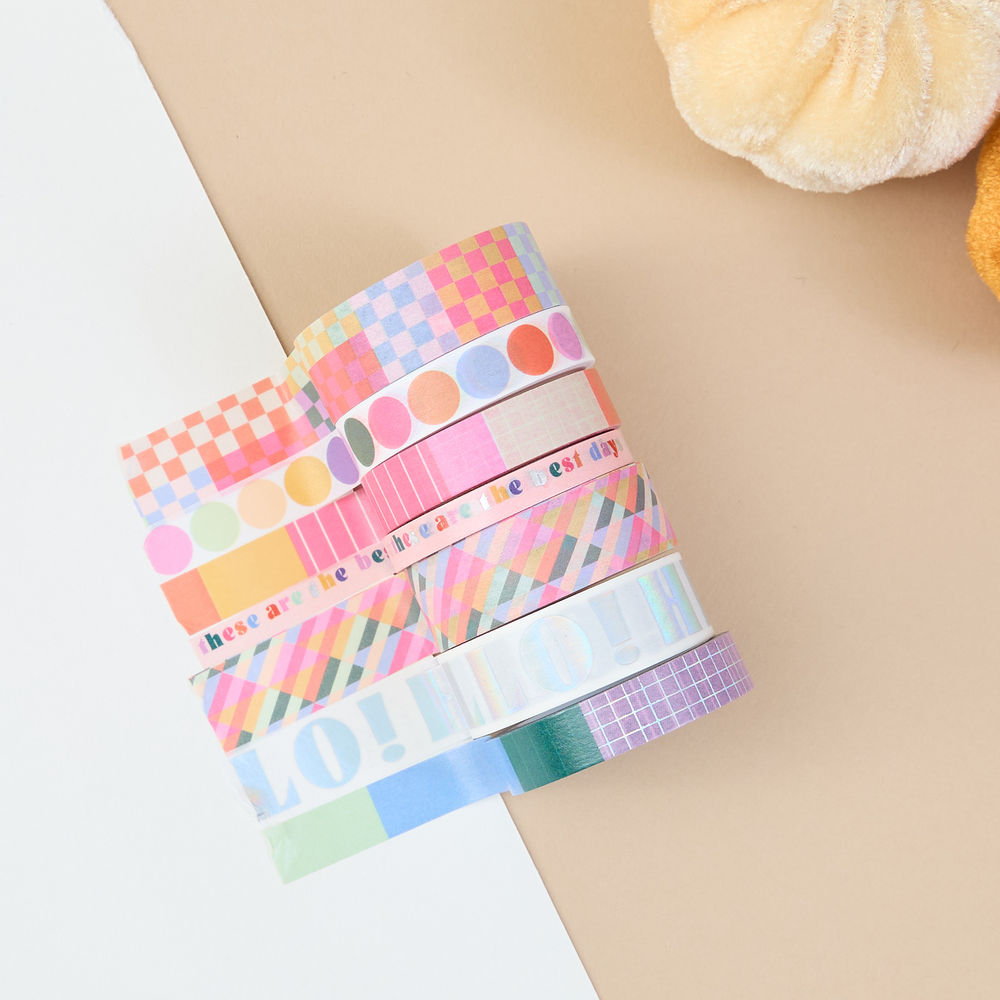 Building Blocks - Washi Tape - 7 Pack