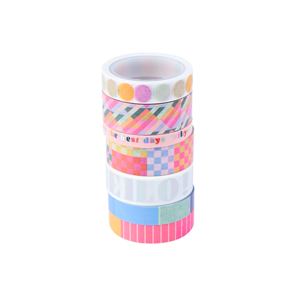 Building Blocks - Washi Tape - 7 Pack