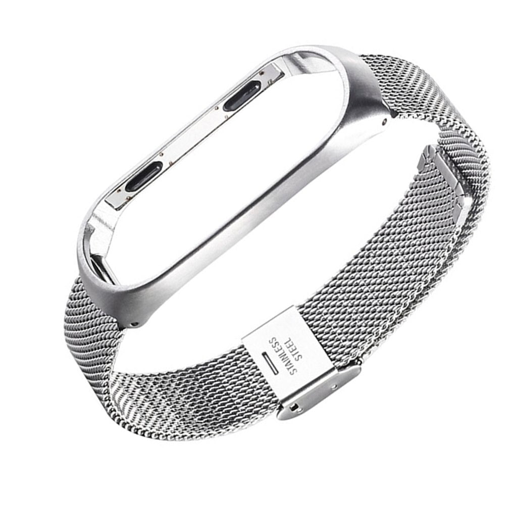 Applicable For Millet Bracelet 4 Ultra-Thin Metal Stainless Steel Strap Three Beads Replacement Wristband Steel Ball Belt