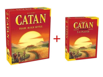 Stolová hra Catan: Trade Build Settle / Seafarers / Rozširujúci balík pre 5 až 6 hráčov plný anglický vysokokvalitný domáci párty stôl Hra