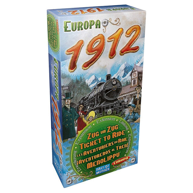 Ticket to Ride a dosková hra Europa 1912 Expansion TTR