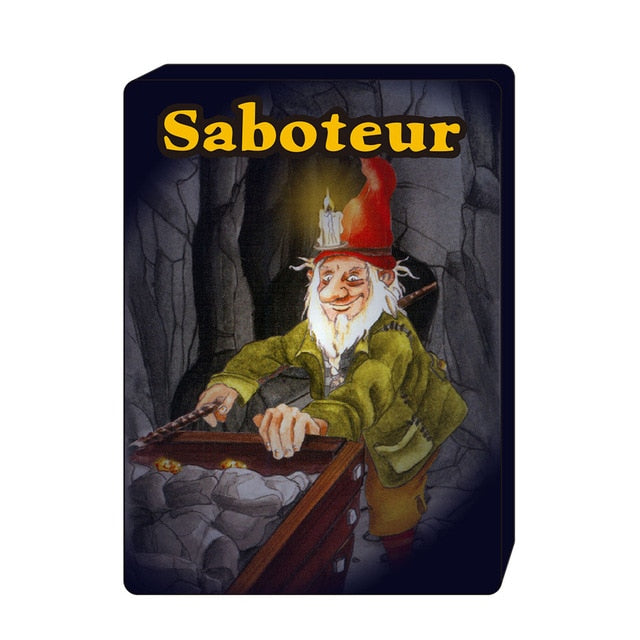 2020 Saboteur 1 & saboteur 1+2 card game full English jogos de tabuleiro dwarf miner jeu de board game